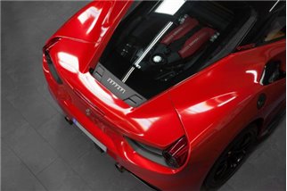 Guide d'air arrière en carbone Capristo Ferrari 488