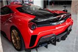 Pare-chocs arrière Capristo Ferrari 488 Pista carbone