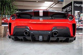 Capristo Ferrari 488 Pista carbon rear bumper