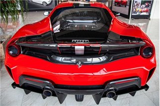 Pare-chocs arrière Capristo Ferrari 488 Pista carbone