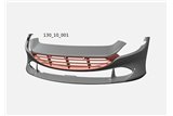 Capristo Ferrari Roma komplette Carbon-Frontstoßstange