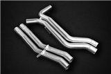 Scarico completo con valvola + terminali carbonio (CES3) Capristo Audi RS6 / RS7