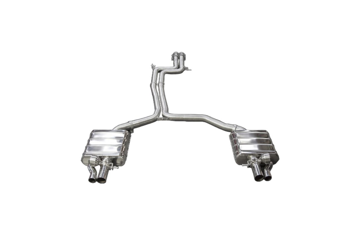 Pot d'échappement complet avec valve Capristo Audi Rs6 / Rs7 C7 2013 - 2019