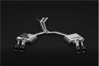 Full exhaust with carbon end valve Capristo Audi S4 / S5 (B9/F5)