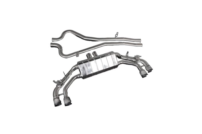 Complete exhaust with stainless steel valve Capristo Audi TTRS 2016 - 2022