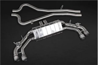 Complete exhaust with stainless steel valve Capristo Audi TTRS 2016 - 2022