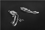 Double silencer exhausts with ECE Capristo valve Mercedes AMG G-Class G63/550/500 W463 2012- 2018