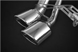 Double silencer exhausts with ECE Capristo valve Mercedes AMG G-Class G63/550/500 W463 2012- 2018