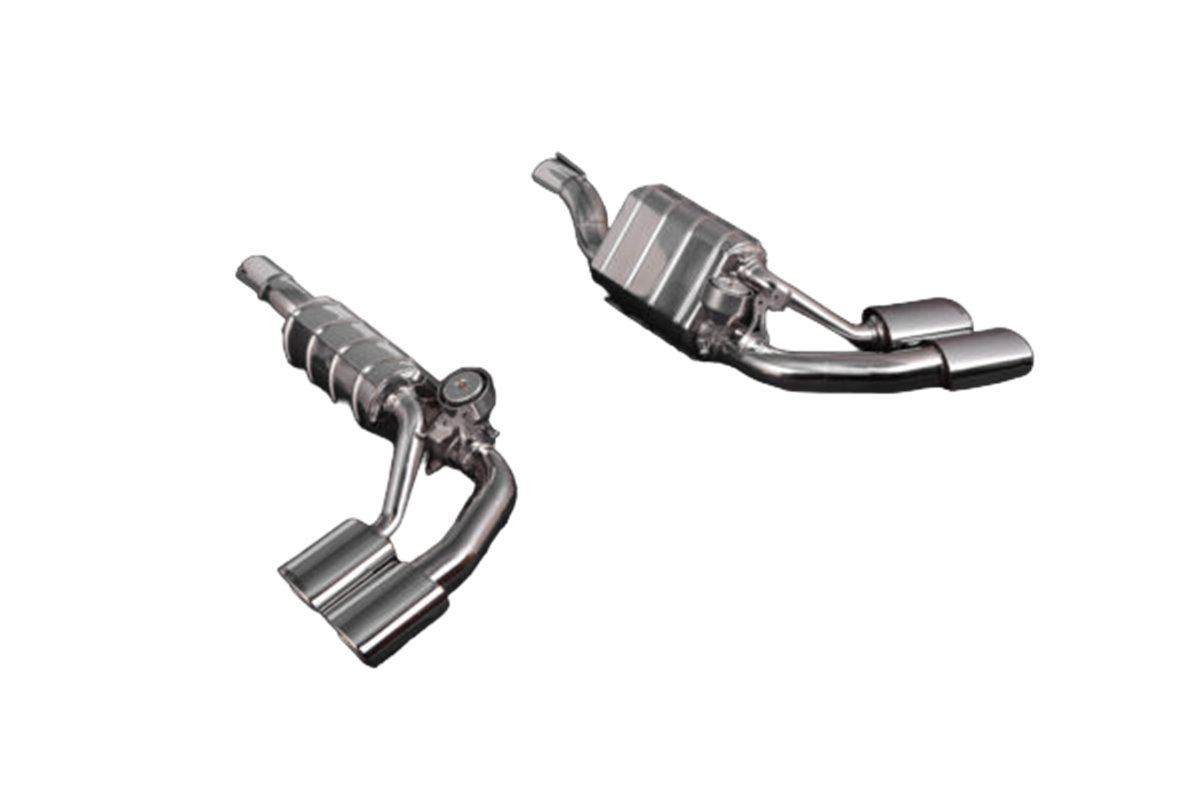 Dual silencer exhausts with ECE valve (CES3) Capristo Mercedes AMG G550/G500 (W463A) 4L BiTurbo