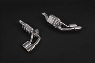 Dual silencer exhausts with ECE valve (CES3) Capristo Mercedes AMG G550/G500 (W463A) 4L BiTurbo