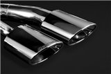 Dual silencer exhausts with ECE valve (CES3) Capristo Mercedes AMG G550/G500 (W463A) 4L BiTurbo