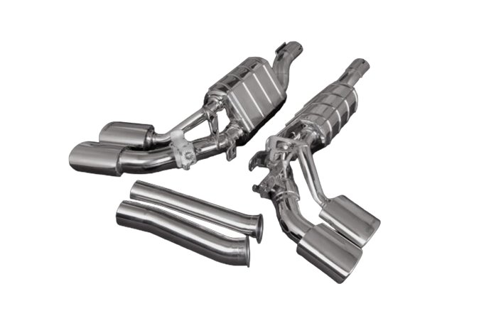 Double silencer exhausts with OE Capristo valve Mercedes AMG G550/G500 (W463A) 4L BiTurbo