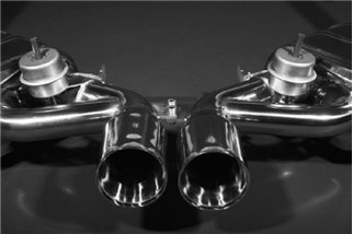 Complete exhaust with CES3 Capristo racing valve Porsche 987 Boxster MK1