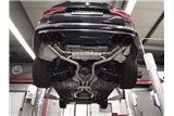 Exhaust + central pipes and Capristo carbon terminals BMW X3M Competition G01/F97