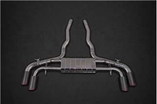 Exhaust + central pipes and terminals in Capristo carbon BMW X5/6M G05/06