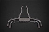 Exhaust + central pipes and terminals in Capristo carbon BMW X5/6M G05/06