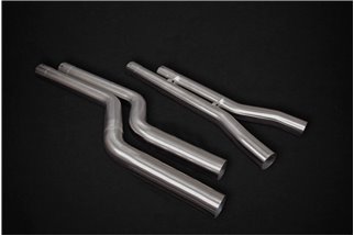 Exhaust + central pipes and terminals in Capristo carbon BMW X5/6M G05/06