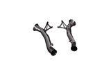 Downpipe decatalizzatori con coperte termiche Capristo Ferrari 458 acciaio inox