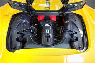 Capristo Ferrari 488 carbon engine compartment side covers