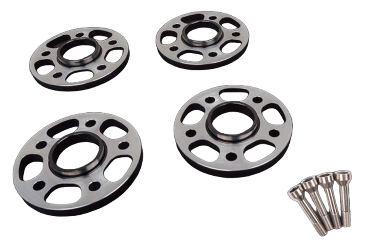 Circular front - rear wheel spacers + titanium bolts Capristo Ferrari 488/F8/SF90