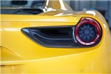 Capristo Ferrari 488 carbon rear light covers