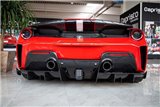 Diffusore posteriore carbonio Capristo Ferrari 488 Pista