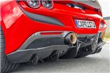 Diffuseur arrière en carbone Capristo Ferrari F8