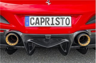 Diffusore posteriore carbonio Capristo Ferrari F8