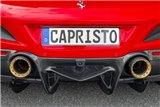 Diffusore posteriore carbonio Capristo Ferrari F8