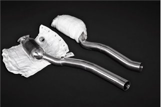 Sport decatalyst downpipe 250 cells Capristo Ferrari 812 OPF stainless steel