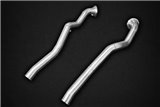 Downpipe decatalizzatori con coperte termiche Capristo Ferrari 812 OPF acciaio inox