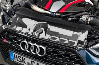 Cache serrure de porte Capristo Audi RS5 carbone