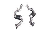 Downpipe catalizzatori sportivi 100 celle Capirsto Audi S8 D4 & S6/7 4G