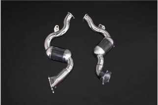 Downpipe catalizzatori sportivi 100 celle Capirsto Audi S8 D4 & S6/7 4G