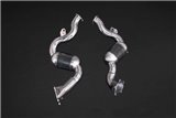 Downpipe catalizzatori sportivi 100 celle Capirsto Audi S8 D4 & S6/7 4G