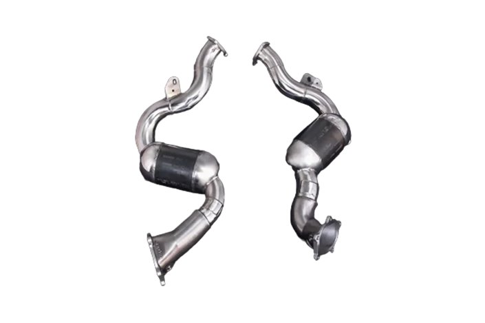 Downpipe catalizzatori sportivi 250 celle Capirsto Audi S8 D4 & S6/7 4G