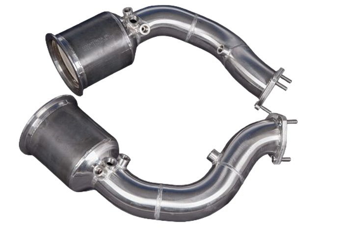 Downpipes Sportkatalysatoren 250 Zellen Capristo Audi RSQ8 / SQ8