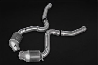 Downpipe Catalizzati Sportivi 200 celle Capristo Mercedes Classe C AMG C63 W205 dal 2014