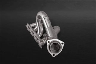 Capristo Ferrari F430 stainless steel exhaust manifolds with thermal blankets