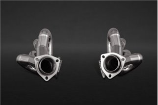 Capristo Ferrari F430 stainless steel exhaust manifolds with thermal blankets