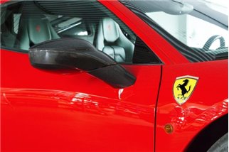 Capristo Ferrari 458 carbon mirror caps