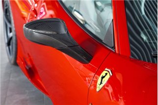 Capristo Ferrari 458 carbon mirror caps