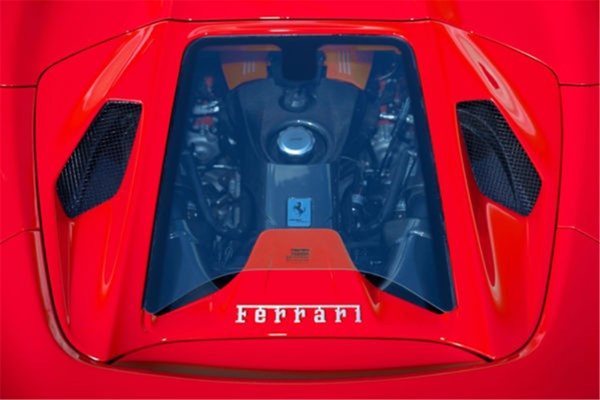 Cofano in carbonio e vetro Design S - Capristo Ferrari Ferrari 488GTS/Pista