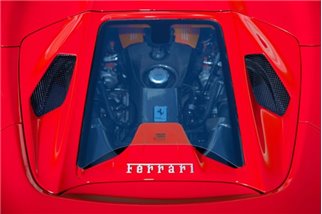 Cofano in carbonio e vetro Design S - Capristo Ferrari Ferrari 488GTS/Pista