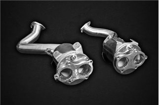 Exhaust manifolds + sports catalysts 250 cells Capristo Porsche 718 Spyder/GTS/Cayman GT4