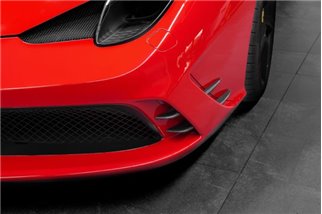 Ailerons avant en carbone Capristo Ferrari 458 Speciale