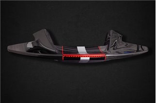 Carbon rear wing Capristo Ferrari 488 Pista coupé