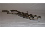 COMPLETE EXHAUST CENTRAL AND TERMINAL MANIFOLD FOR PEUGEOT 106 RALLY STAINLESS STEEL