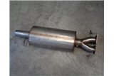 Sezione silenziata downpipe decatalizzatori secondari acciaio inox Aros Alfa Romeo 147 3.2 GTA dal 2002 al 2006 Type 937