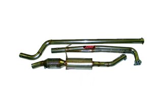 Complete exhaust with CAT stainless steel Aros Peugeot 106 Rally group A